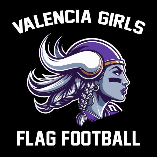 VHS Girls Flag Football Waterproof Sticker Thumbnail