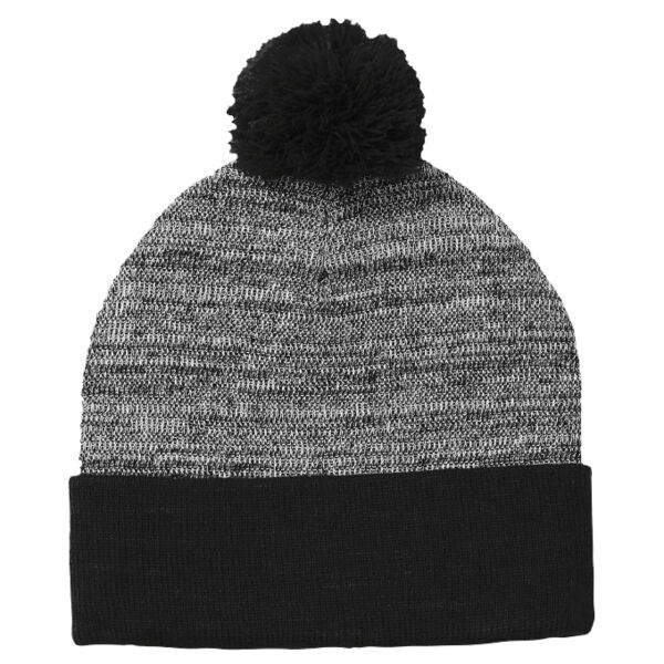 VHS Girls Flag Football Pom Beanie Thumbnail
